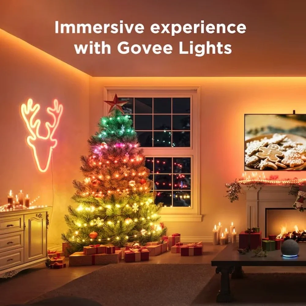 Govee Christmas‎ Tree String Lights 2S - 99ft 300 LEDs Smart Indoor Timer - NEW